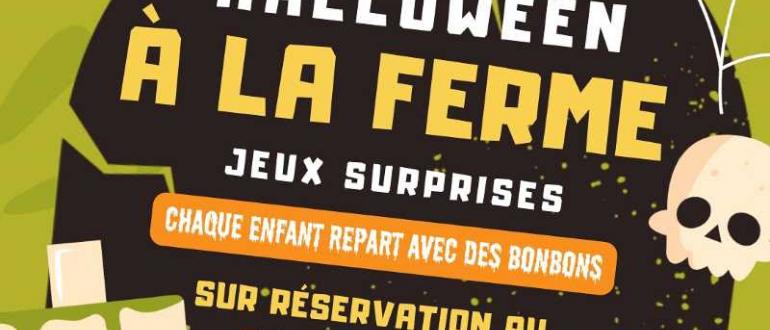 Visuel pour halloween  la ferme