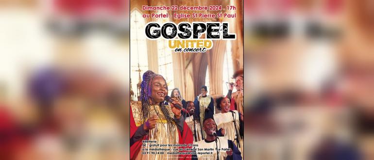 Visuel pour concert gospel christmas