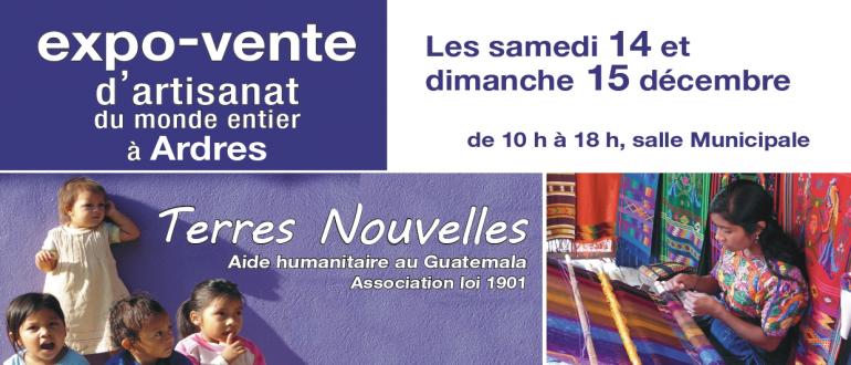 Visuel pour expo-vente d'artisanat du monde