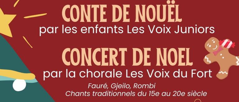 Visuel pour concert et conte de nol