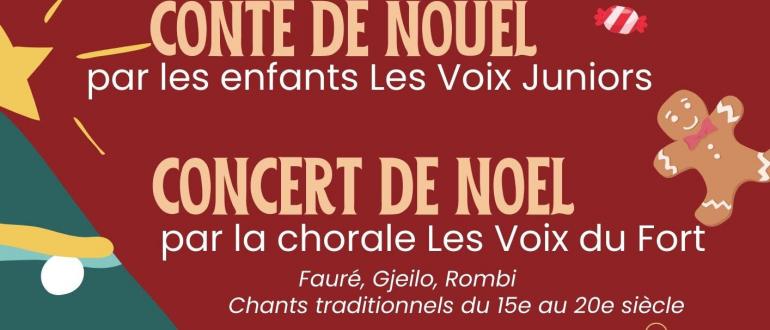 Visuel pour concert et conte de nol