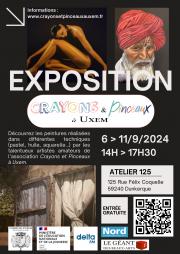 Image illustrant  Exposition des artistes de l'association Crayons et Pinceaux